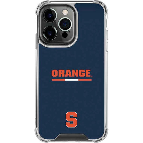 Syracuse University Orange iPhone 16 Pro Clear Case