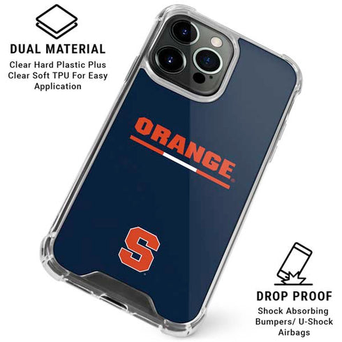 Syracuse University Orange iPhone 16 Pro Max Clear Case