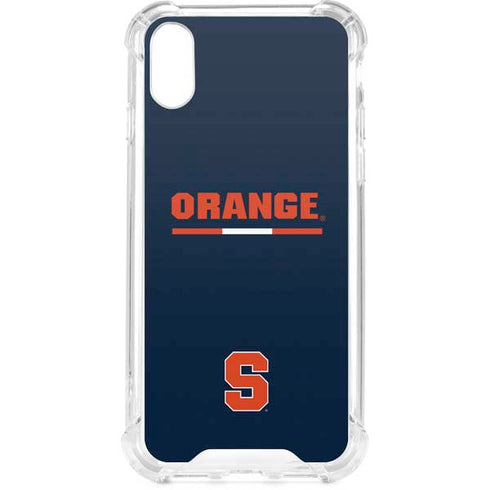 Syracuse University Orange iPhone XS Clear Case