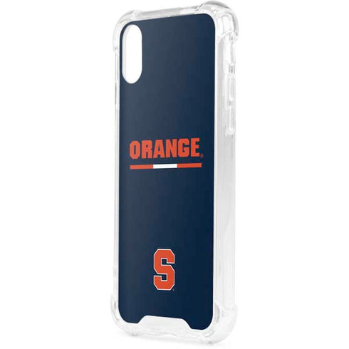 Syracuse University Orange iPhone XS Clear Case