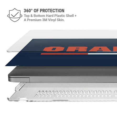Syracuse University Orange MacBook Pro 14in (2021-24) Case plus Skin