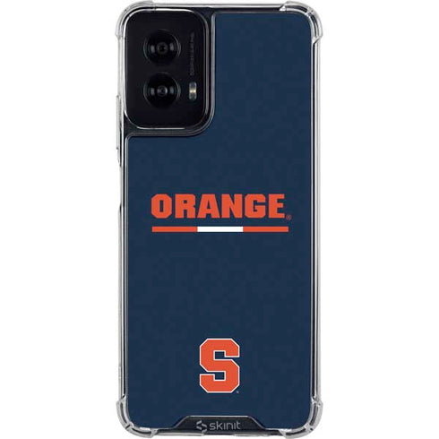 Syracuse University Orange Moto G Power 5G (2024) Clear Case