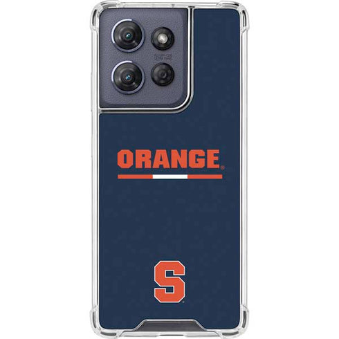 Syracuse University Orange Moto G Power 5G (2025) Clear Case