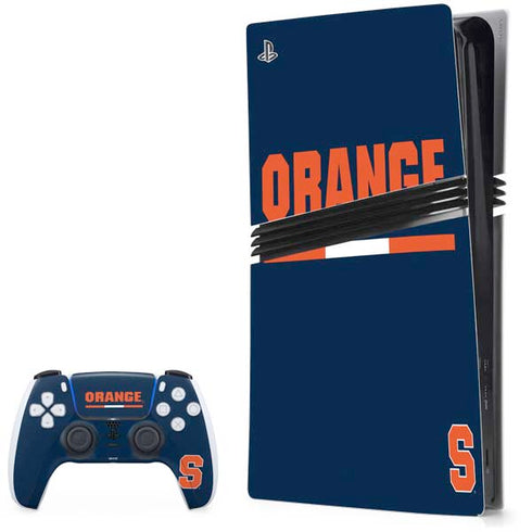 Syracuse University Orange PS5 Pro Bundle Skin