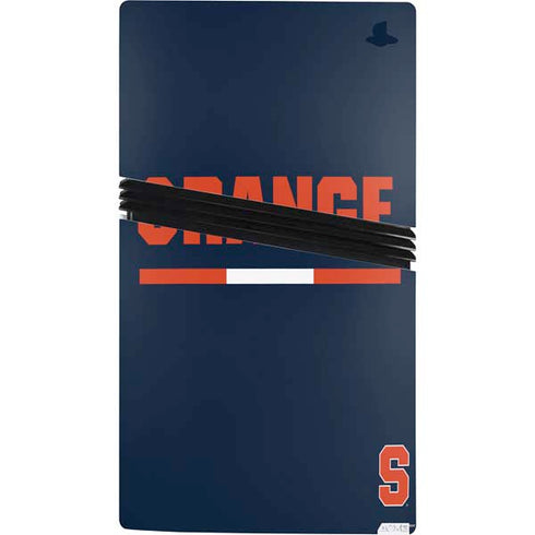 Syracuse University Orange PS5 Pro Bundle Skin