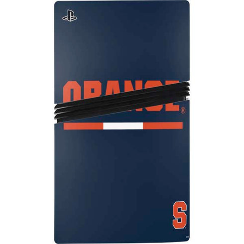 Syracuse University Orange PS5 Pro Disk Console Skin