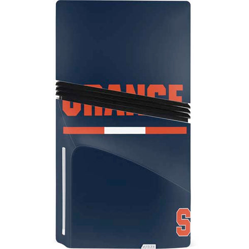 Syracuse University Orange PS5 Pro Disk Console Skin