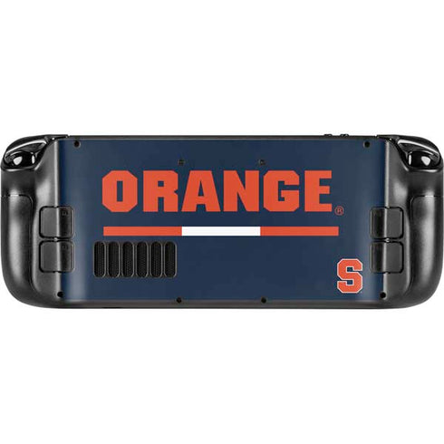 Syracuse University Orange Steam Deck Handheld Gaming Computer OLED Skin