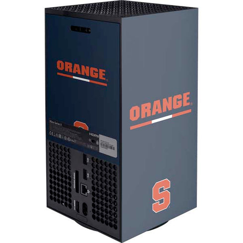 Syracuse University Orange XBox Series X Digital Edition Console Skin