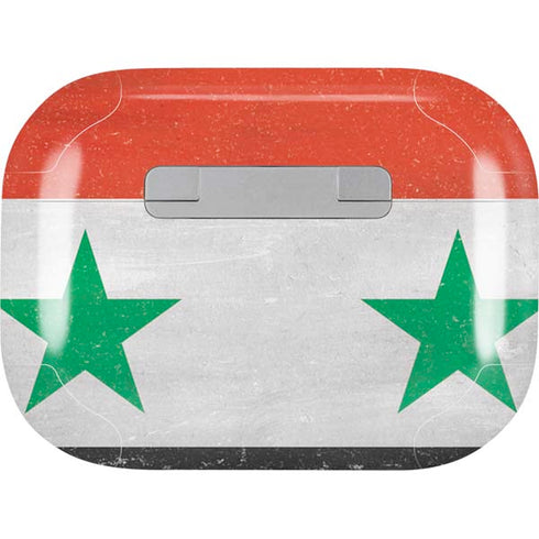 Syria Flag Distressed AirPods Skins