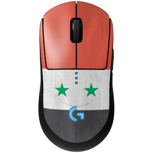 Syria Flag Distressed G Pro Wireless Gaming Mouse Skin