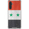 Syria Flag Distressed Galaxy A17 Clear Case