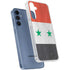 Syria Flag Distressed Galaxy A35 5G Clear Case