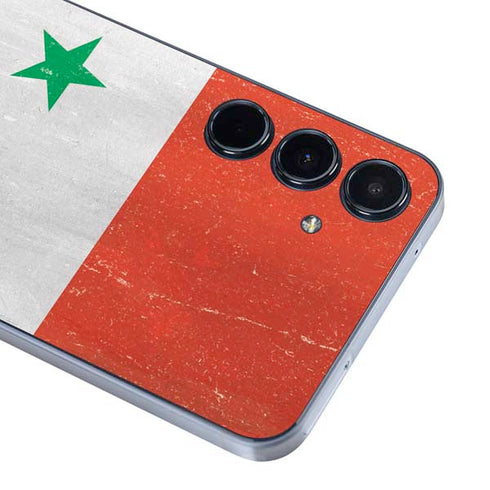 Syria Flag Distressed Galaxy A36 5G Skin