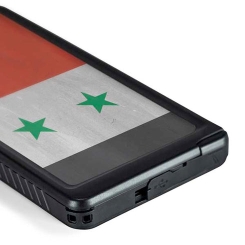 Syria Flag Distressed Galaxy S24 Ultra Waterproof Case
