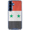 Syria Flag Distressed Galaxy S25 Clear Case