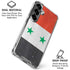 Syria Flag Distressed Galaxy S26 Clear Case