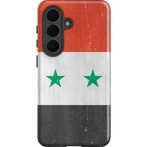 Syria Flag Distressed Galaxy S26 Impact Case