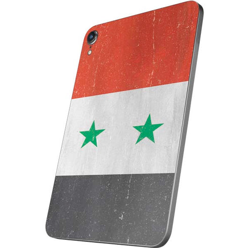 Syria Flag Distressed Apple iPad Mini Skin