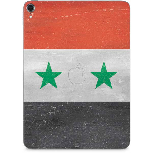 Syria Flag Distressed Apple iPad Pro Skin