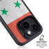 Syria Flag Distressed iPhone 15 Plus Kickstand Case