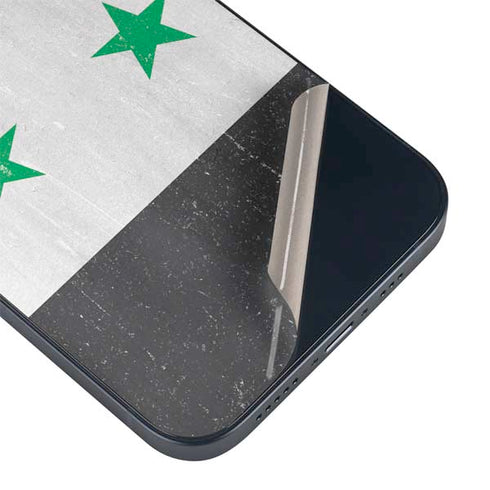 Syria Flag Distressed iPhone 15 Skin