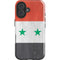Syria Flag Distressed iPhone 16 Plus Impact Case