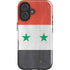 Syria Flag Distressed iPhone 16 Plus Impact Case
