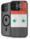 Syria Flag Distressed iPhone 16 Plus Kickstand Case