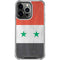 Syria Flag Distressed iPhone 16 Pro Clear Case