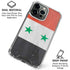 Syria Flag Distressed iPhone 16 Pro Clear Case