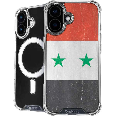Syria Flag Distressed iPhone 17 MagSafe Case