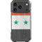 Syria Flag Distressed iPhone 18 Pro Clear Case