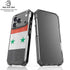 Syria Flag Distressed iPhone 18 Pro Clear Case