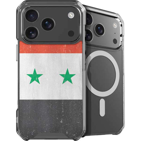 Syria Flag Distressed iPhone 18 Pro MagSafe Case