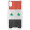Syria Flag Distressed iPhone XS Clear Case