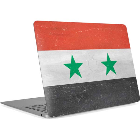 Syria Flag Distressed Apple MacBook Air Skin