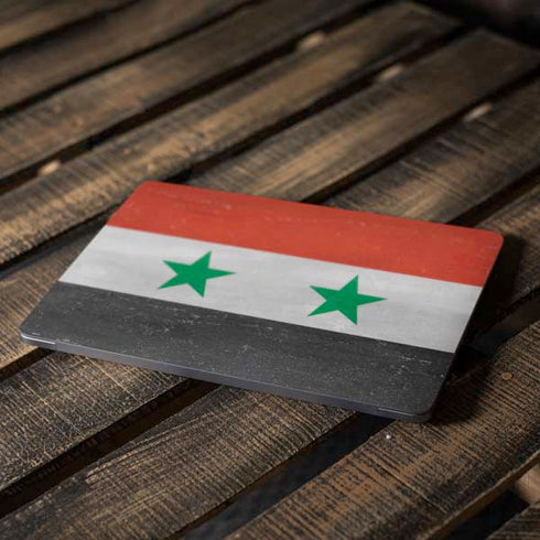 Syria Flag Distressed Apple MacBook Air Skin