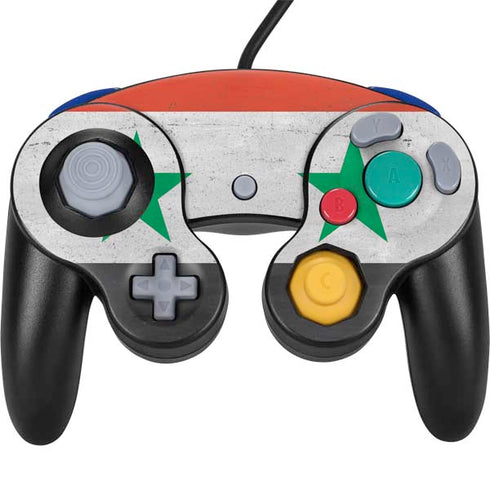 Syria Flag Distressed Nintendo Skins