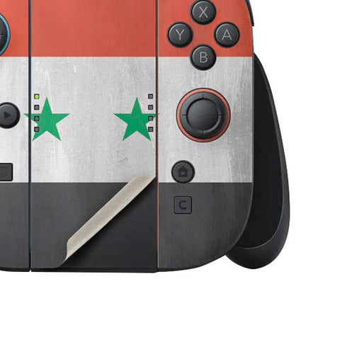 Syria Flag Distressed Nintendo Switch 2 (2025) Joy-Con Controller Skin