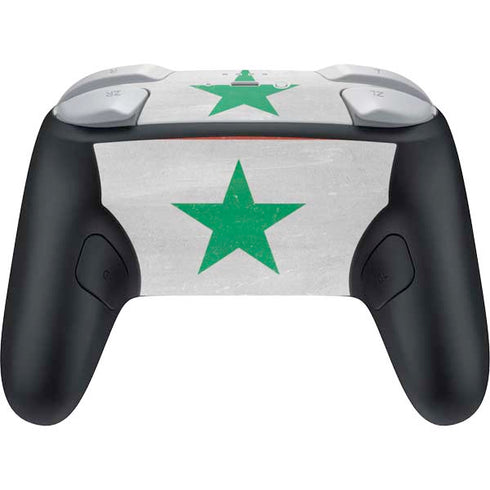 Syria Flag Distressed Nintendo Switch 2 (2025) Pro Controller Skin