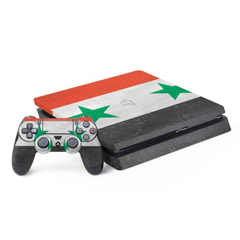 Syria Flag Distressed PlayStation PS4 Skins