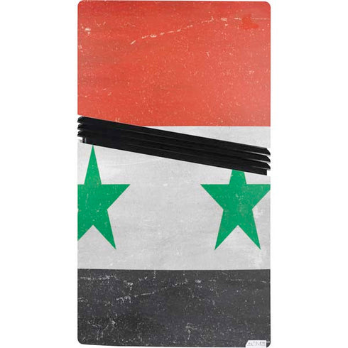 Syria Flag Distressed PS5 Pro Bundle Skin