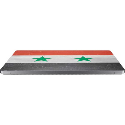 Syria Flag Distressed Laptop Skins