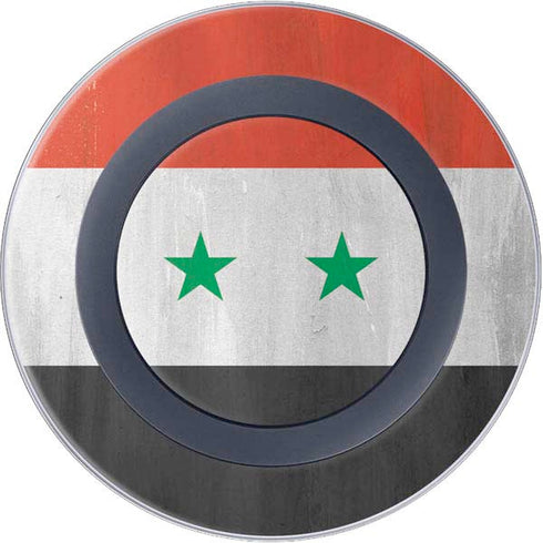 Syria Flag Distressed Wireless Charger Skin