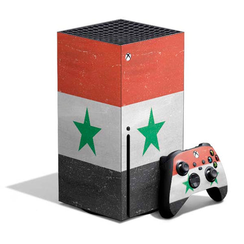 Syria Flag Distressed Xbox Series X Skins