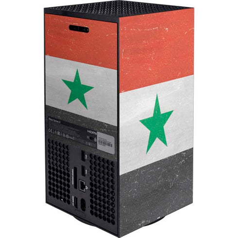 Syria Flag Distressed XBox Series X Digital Edition Bundle Skin