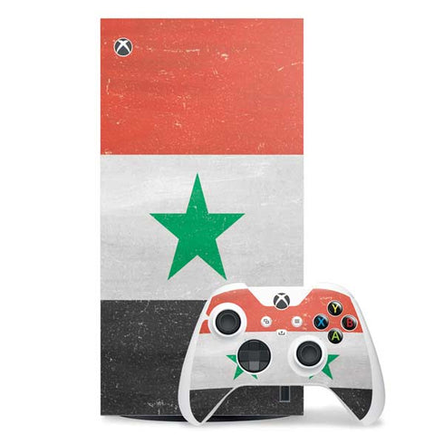 Syria Flag Distressed Xbox Series X Skins