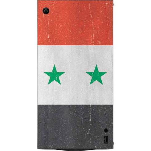 Syria Flag Distressed XBox Series X Digital Edition Console Skin
