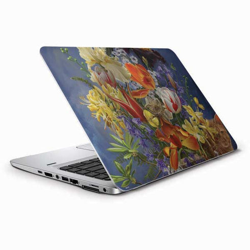 Tabby Cat with Flowers by Nene Thomas HP Elitebook Skin
